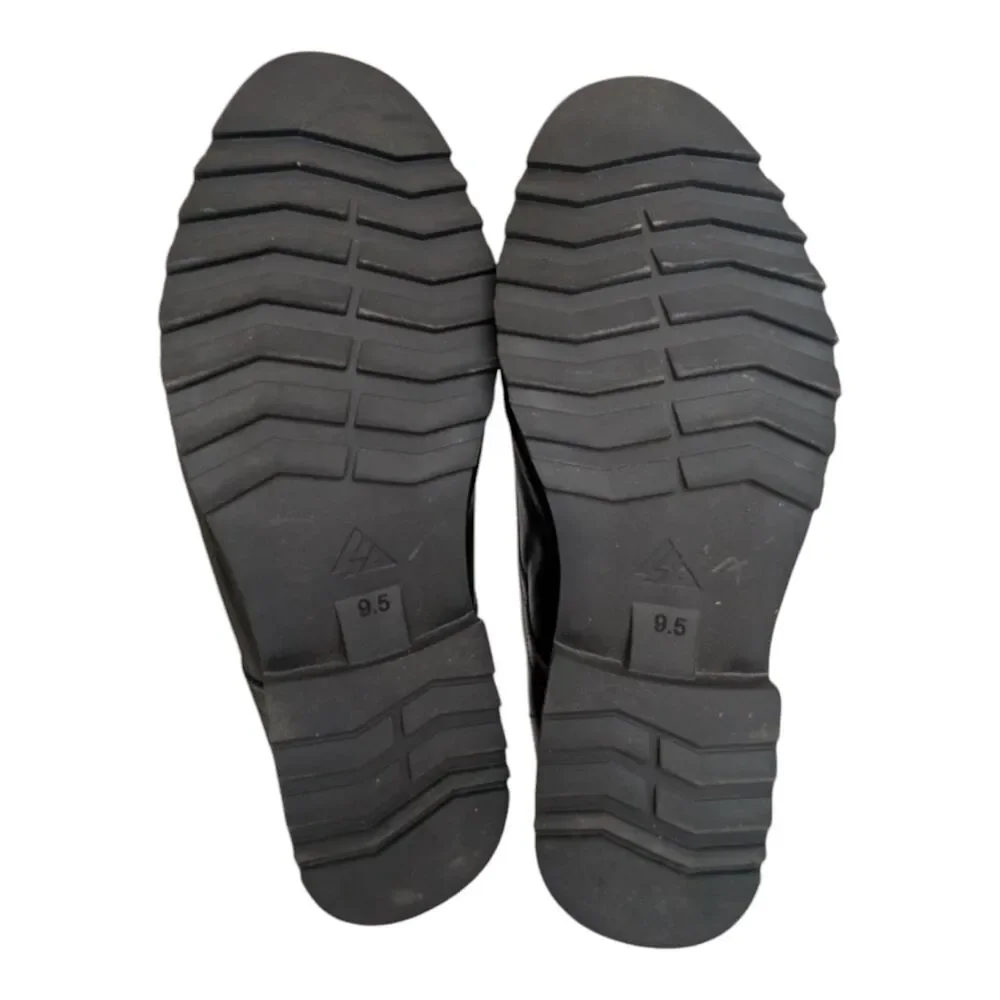 ILoveSia Soft Leather Casual Business Oxford Dress Shoes Black Men's Size 9.5
